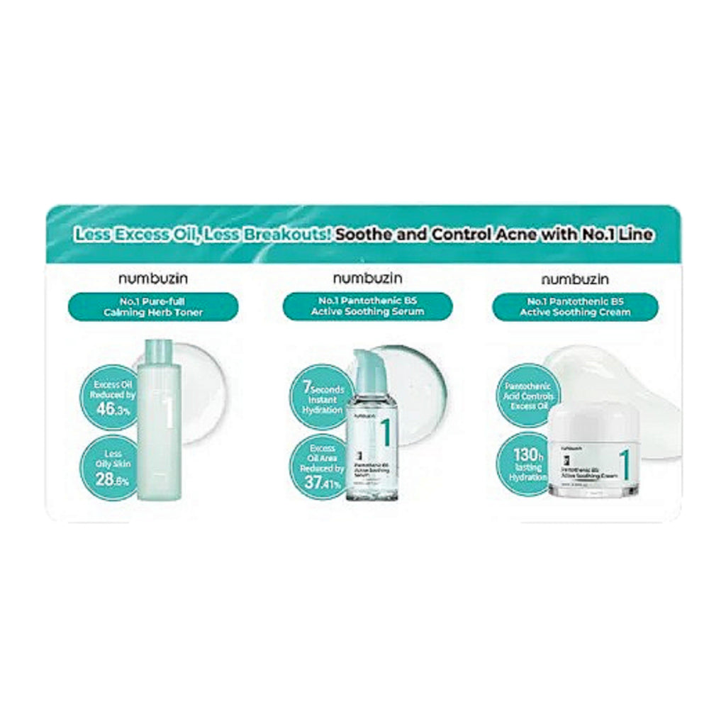 [SAMPLE] NUMBUZIN Sachet Pouch 1EA - No.1 Line / No.5 Line / No.9 Essence (3 Types)