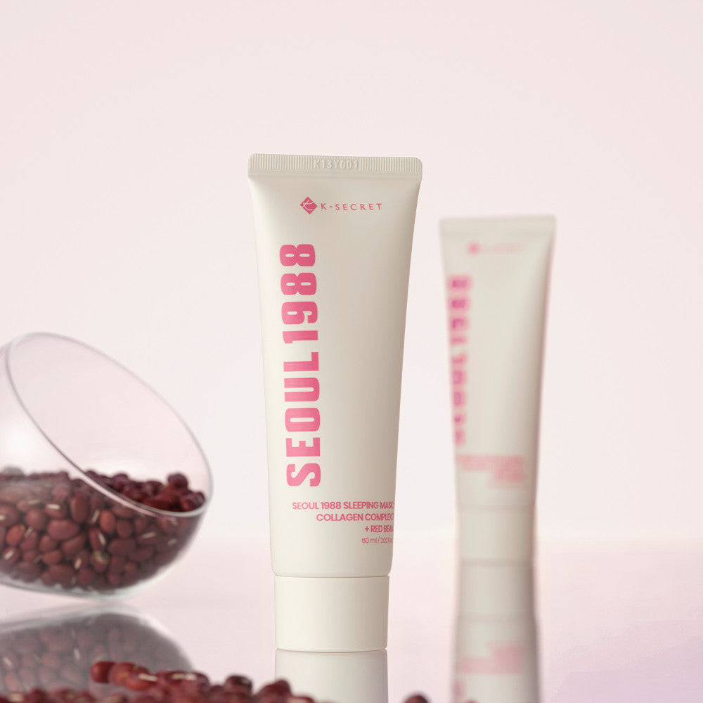 [NEW] K-SECRET SEOUL 1988 Sleeping Mask : Collagen Complex 7 + Red Bean, 60ml