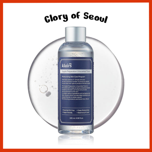 KLAIRS Supple Preparation Unscented Toner 30ml, 180ml