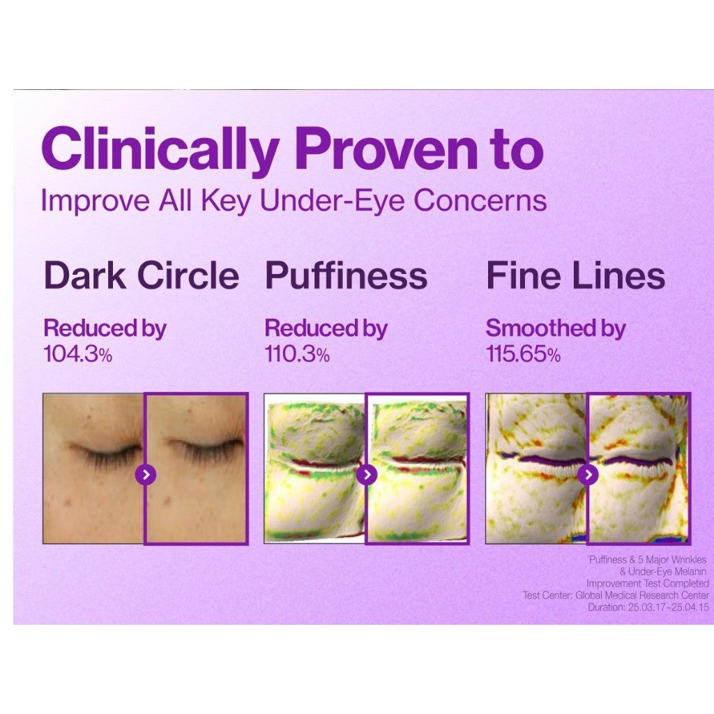 [NEW] NUMBUZIN No.9 NAD+ Collagen Under Eye Patches 1Pair (1EA) │ NMN + Collagen + 50 Peptides