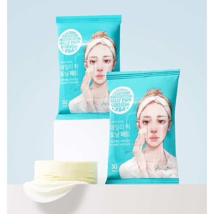 ARIUL Stress Relieving Daily Pick Toning Pad 30pads