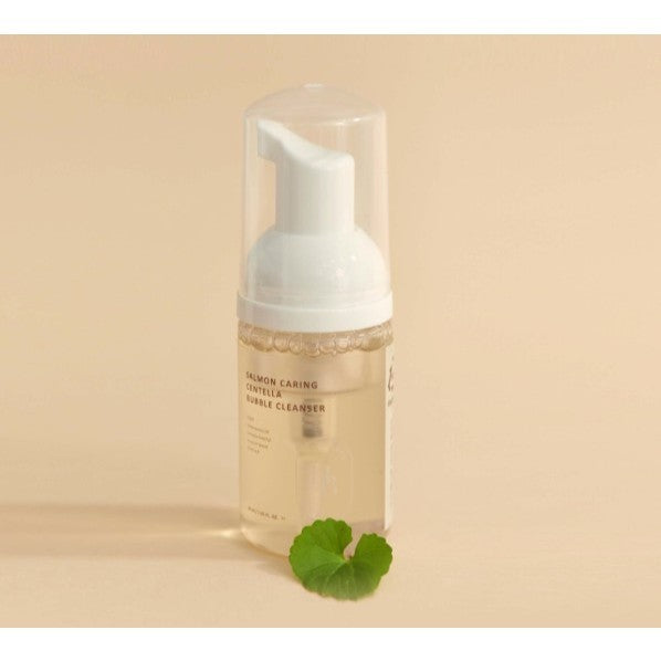 HEVEBLUE Salmon Caring Centella Special Travel Kit Bag (Cleanser / Cream / Ampoule / Toner)