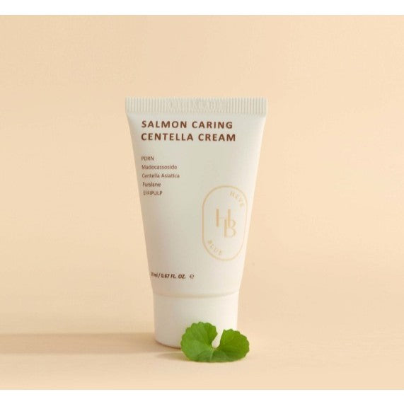 HEVEBLUE Salmon Caring Centella Special Travel Kit Bag (Cleanser / Cream / Ampoule / Toner)
