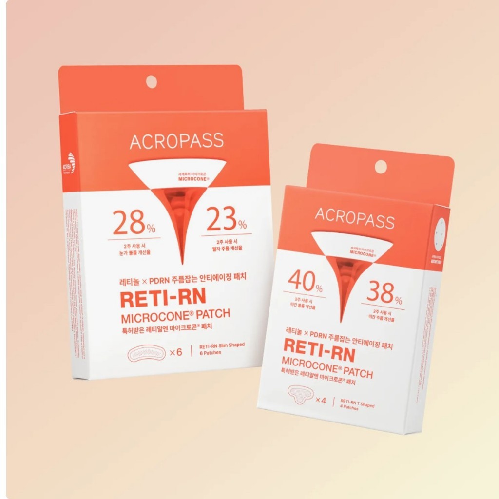 ACROPASS RETI-RN Microcone Patch (2Types) Slim Shaped (6 patches) / T-Shaped (4 patches)
