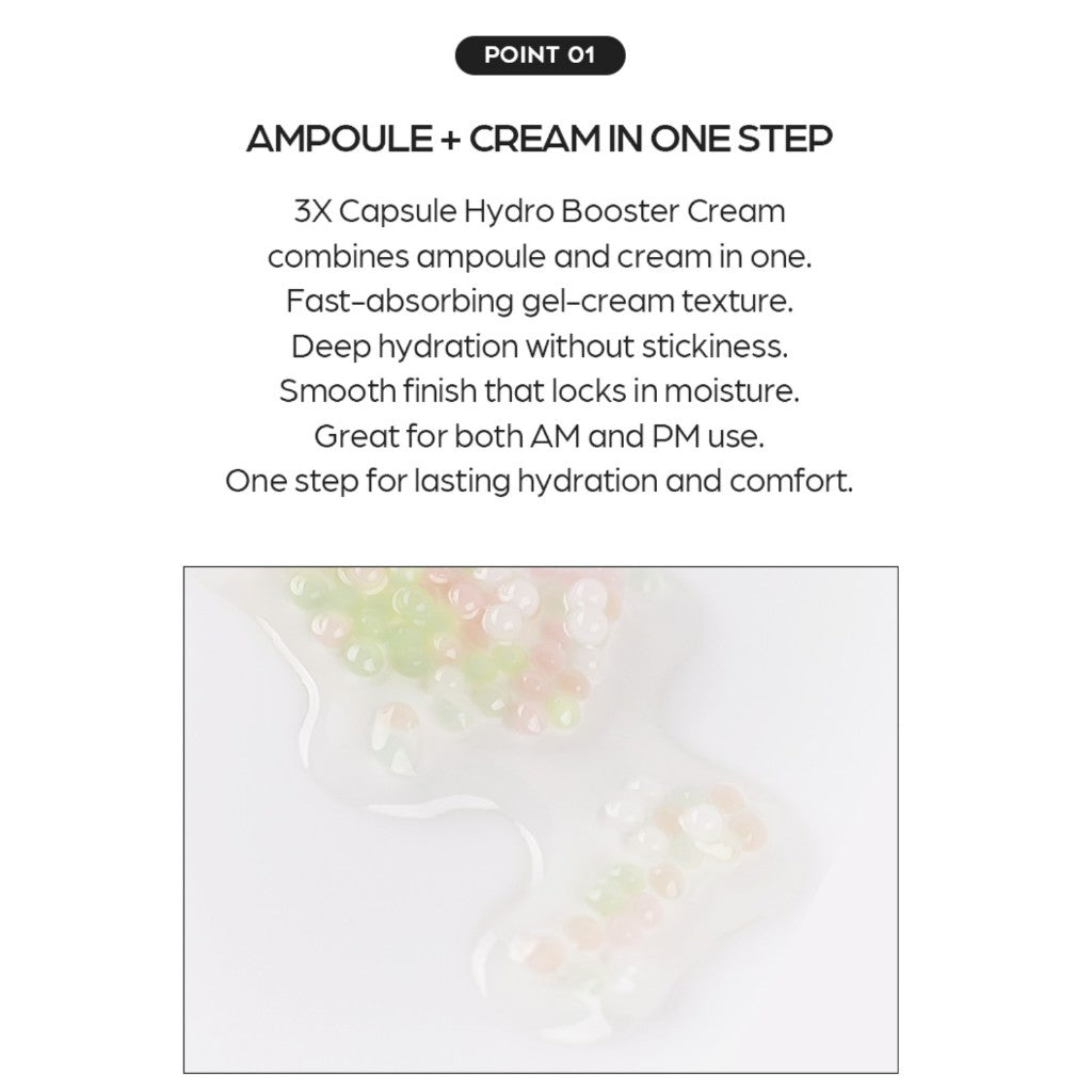 Crema hidratante House of HUR 3x Capsule Hydro Booster, 50 mL