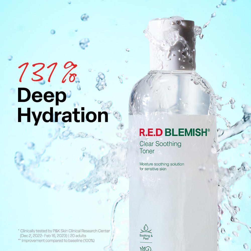 Tónico calmante Dr.G RED Blemish Clear / Tónico con cápsulas de 10-Cica, 300ml (2 tipos)