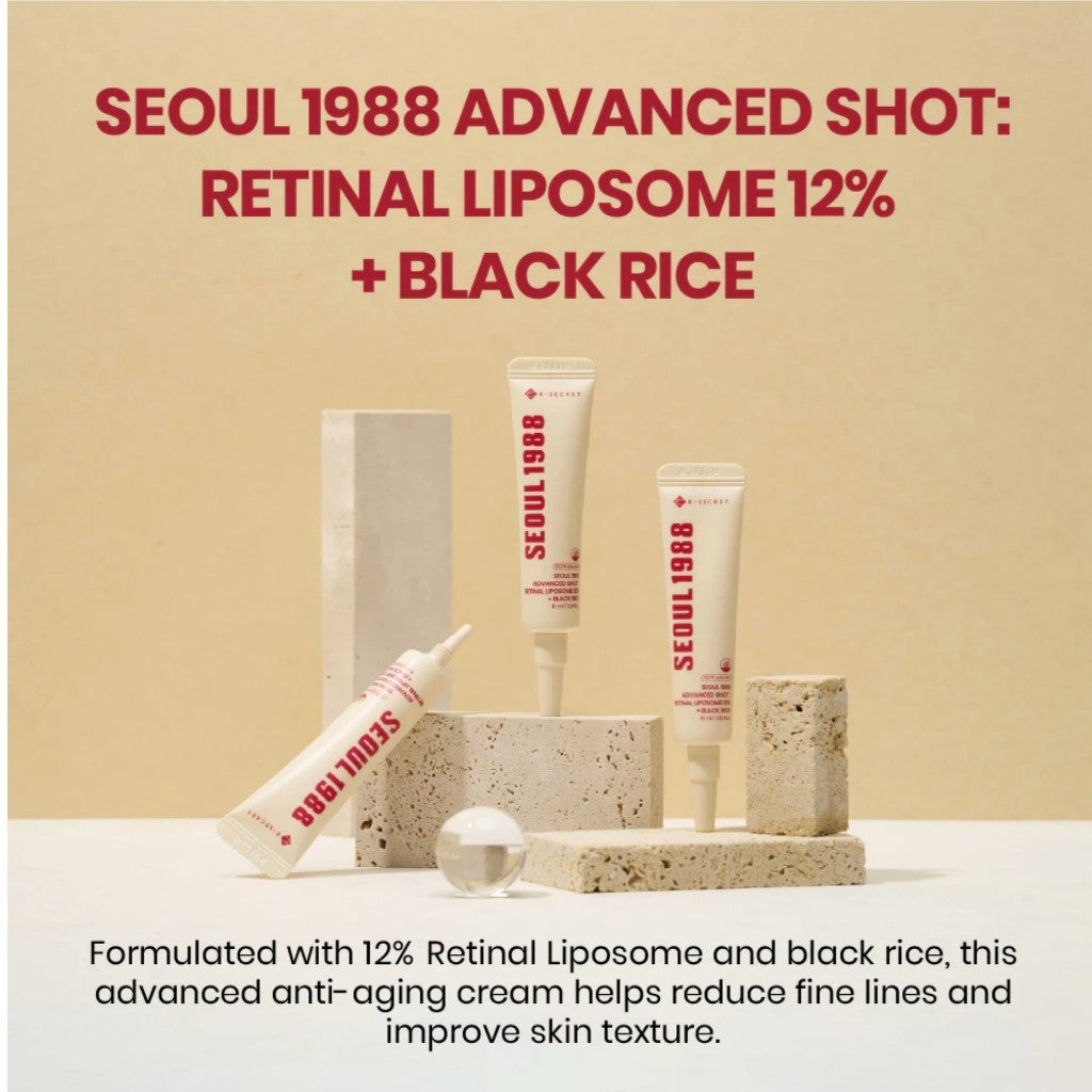 [NEW] K-SECRET SEOUL 1988 Advanced Shot: Retinal Liposome 12% + Black Rice, 15mL