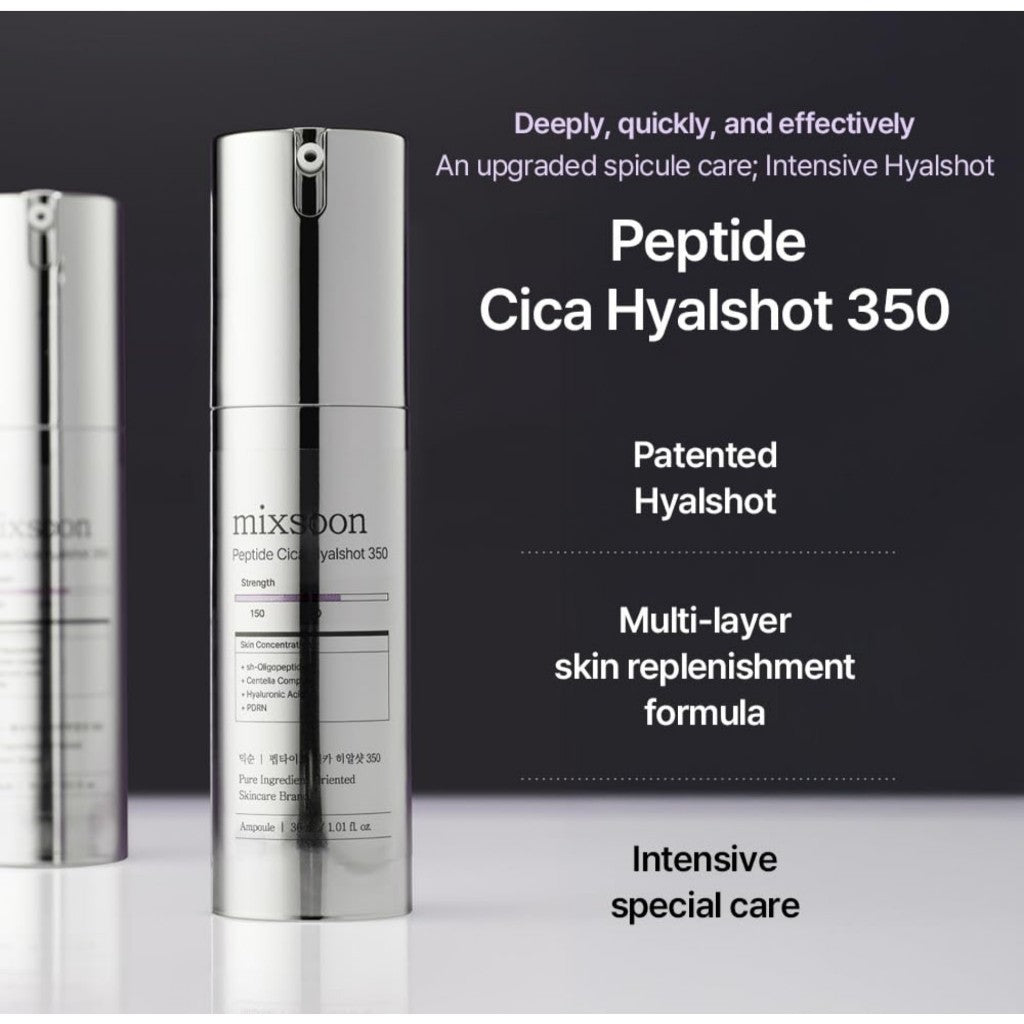 mixsoon Peptide Cica Hyalshot (2 Types) │ 150 (50ml) / 350 (30ml)