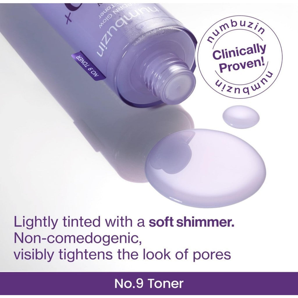 numbuzin No.9 Toner | NAD+ PDRN Glow Boosting Toner, 150mL