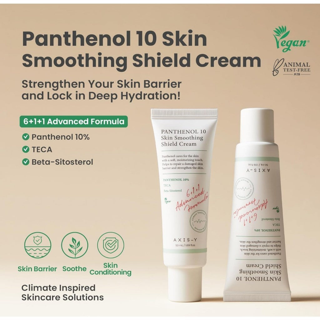 AXIS-Y Panthenol 10 Skin Smoothing Shield Cream 50ml