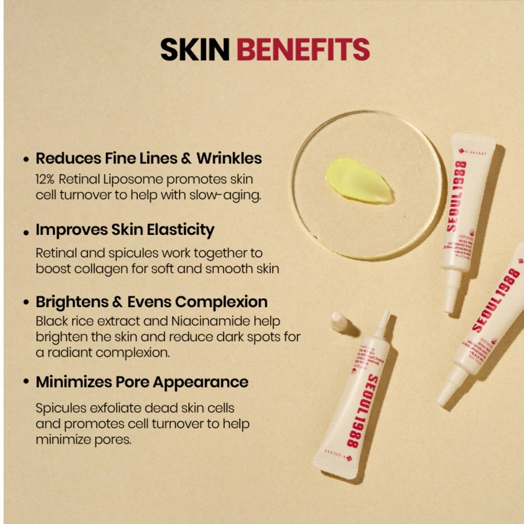 [NEW] K-SECRET SEOUL 1988 Advanced Shot: Retinal Liposome 12% + Black Rice, 15mL