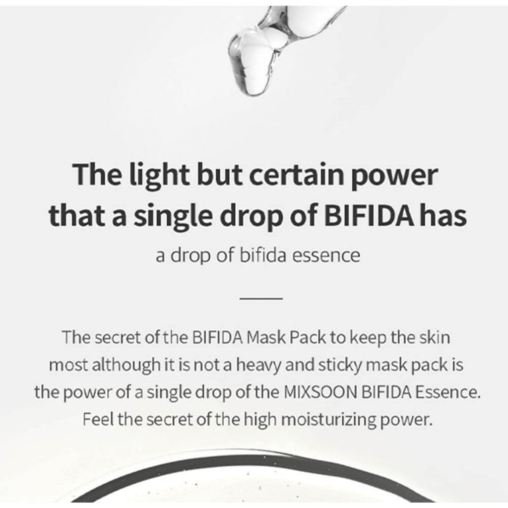 mixsoon Bifida Sheet Mask Pack 1 Sheet