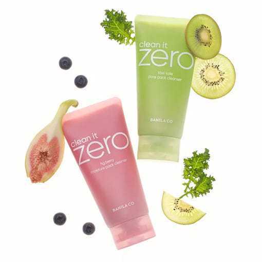 BANILA CO Clean It Zero Pack Cleanser (2 Types) 180g / 30g  │ Fig Berry Moisture / Kiwi Kale Pore