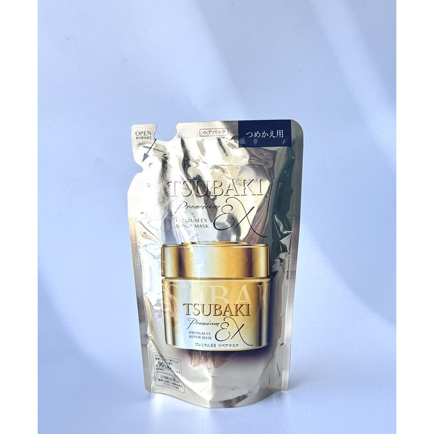 [REFILL] SHISEIDO Tsubaki Premium Repair Hair Mask 150g, Intensive Sampoo 300ml, Water 200ml