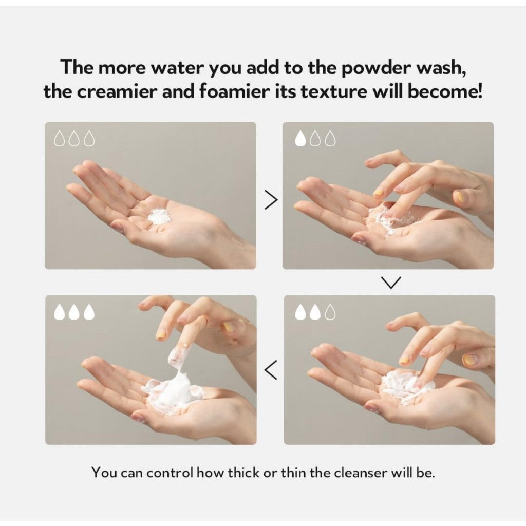 TIRTIR Hydro Boost Enzyme Cleansing Powder, 75g