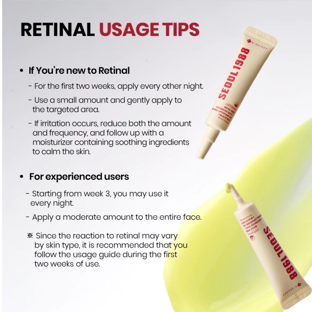[NEW] K-SECRET SEOUL 1988 Advanced Shot: Retinal Liposome 12% + Black Rice, 15mL
