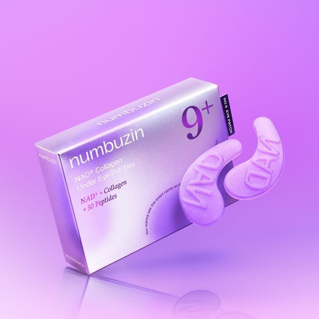 Numbuzin No.9 NAD+ Collagen Under Eye Patches (2 Options)