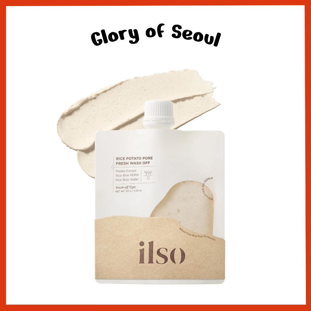 [NUEVO] ILSO Rice Potato Pore Fresh Wash Off, 150g
