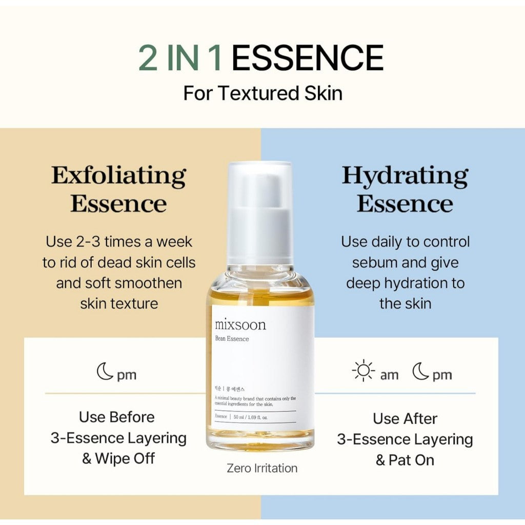 [Mini] Mixsoon Bean Cream / Bean Essence / Soondy Centella Asiatica Essence Stick Pouch (1.5ml x 10ea)