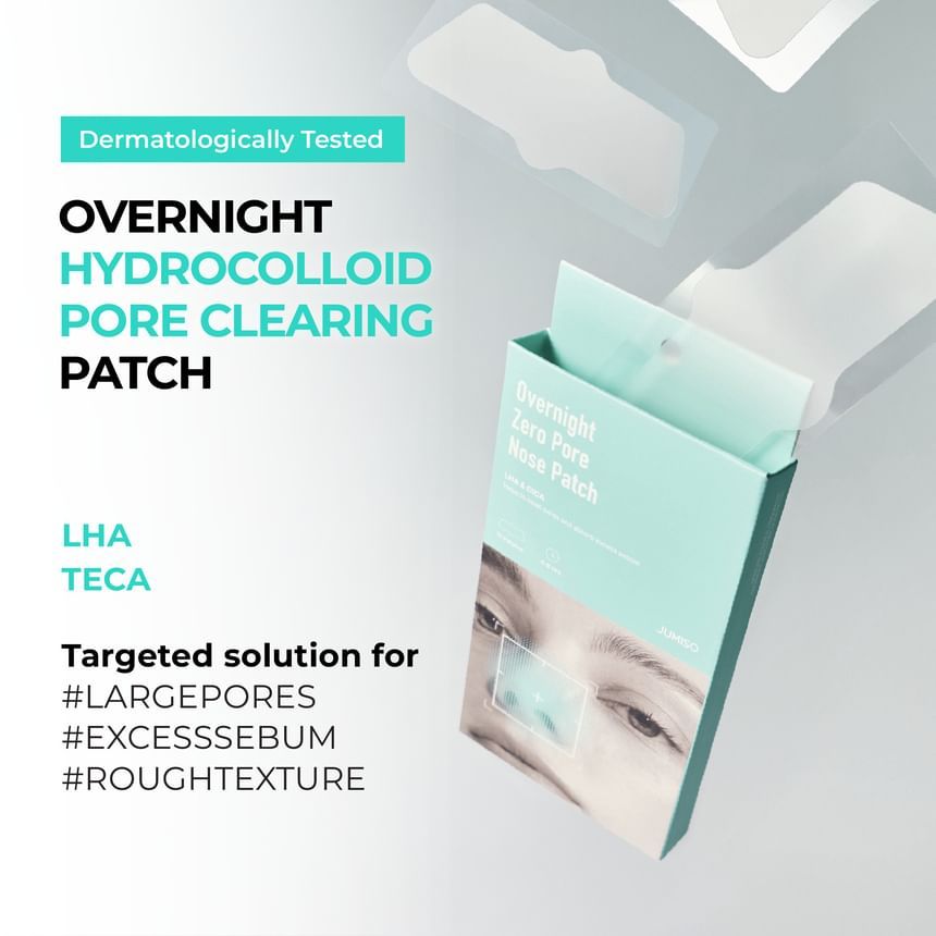 JUMISO Overnight Zero pore Nose patch, 10EA