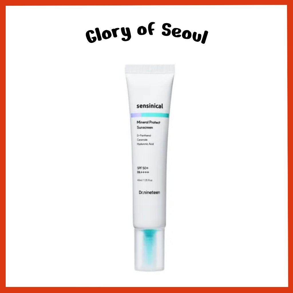 Protector solar mineral Dr.nineteen Sensinical, 40 ml