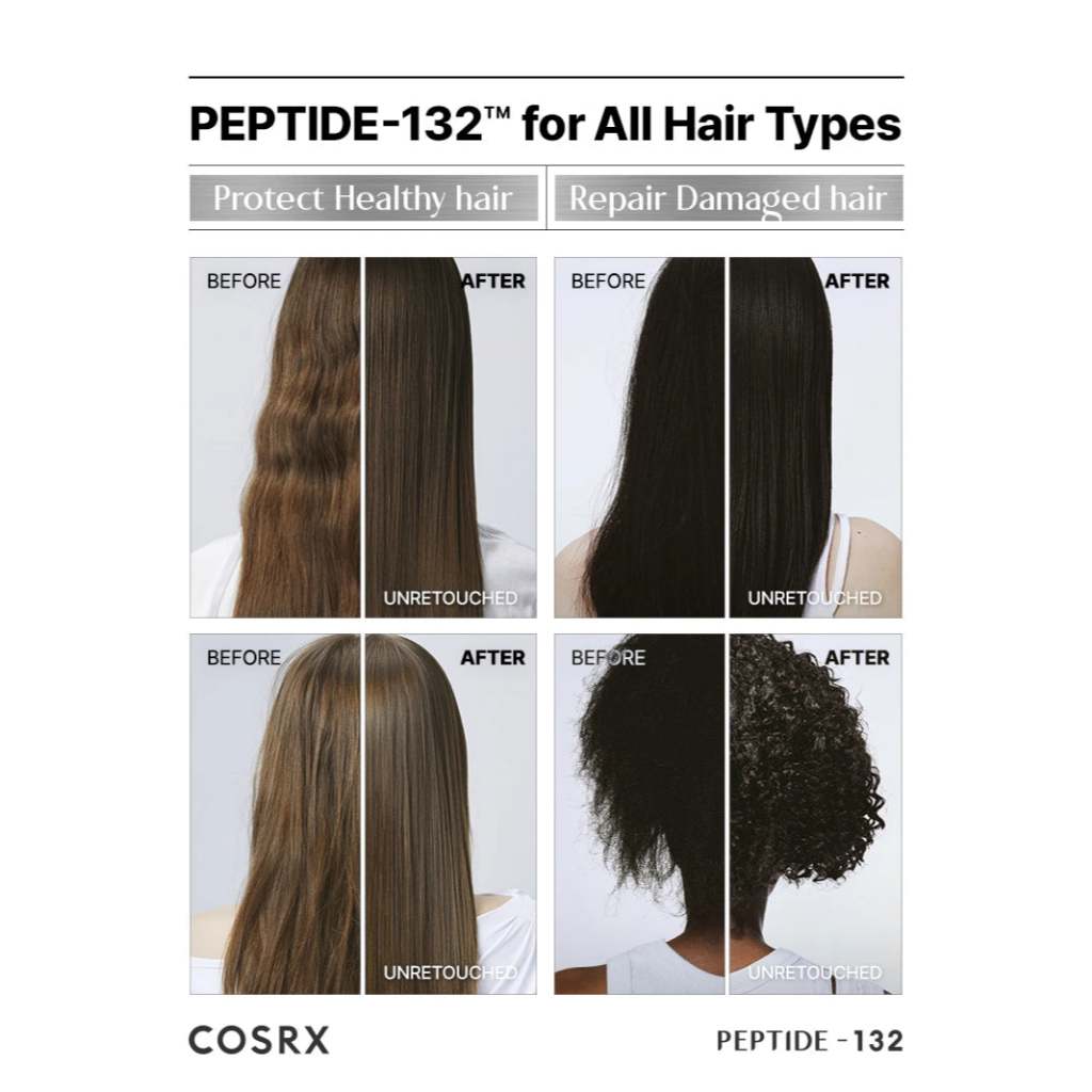 COSRX Peptide-132 Hair Bonding Mini Kit ( Shampoo 100ml, Treatment 60ml, Oil Serum 28ml )
