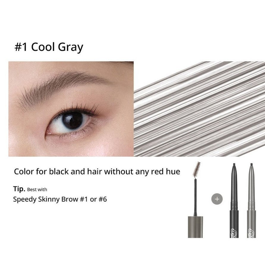 PERIPERA Speedy Skinny Brow Mascara  (8 Colors)