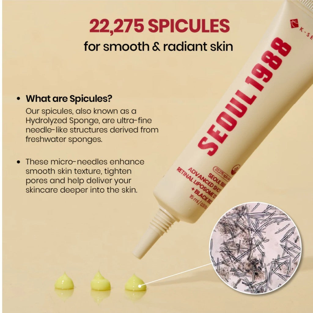 [NEW] K-SECRET SEOUL 1988 Advanced Shot: Retinal Liposome 12% + Black Rice, 15mL