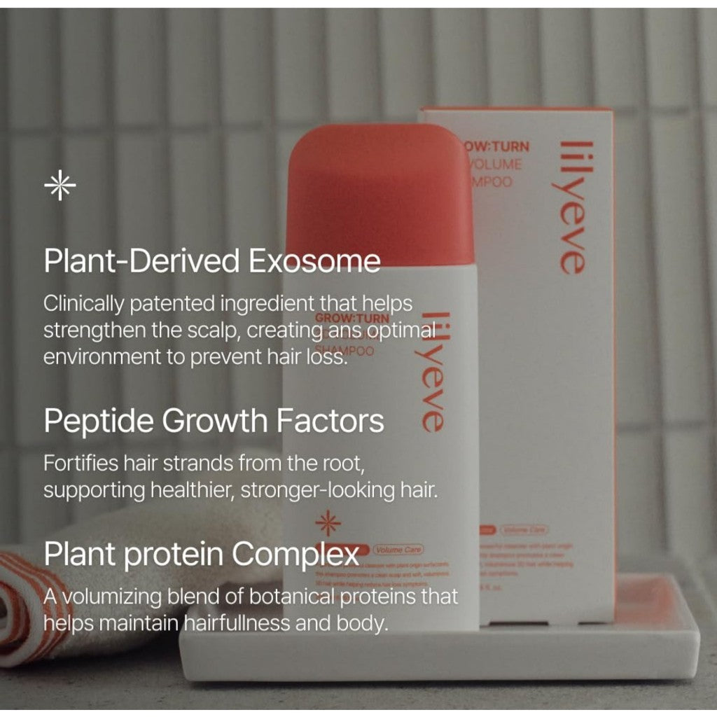 lilyeve GrowTurn 3D Volume Shampoo, 200mL