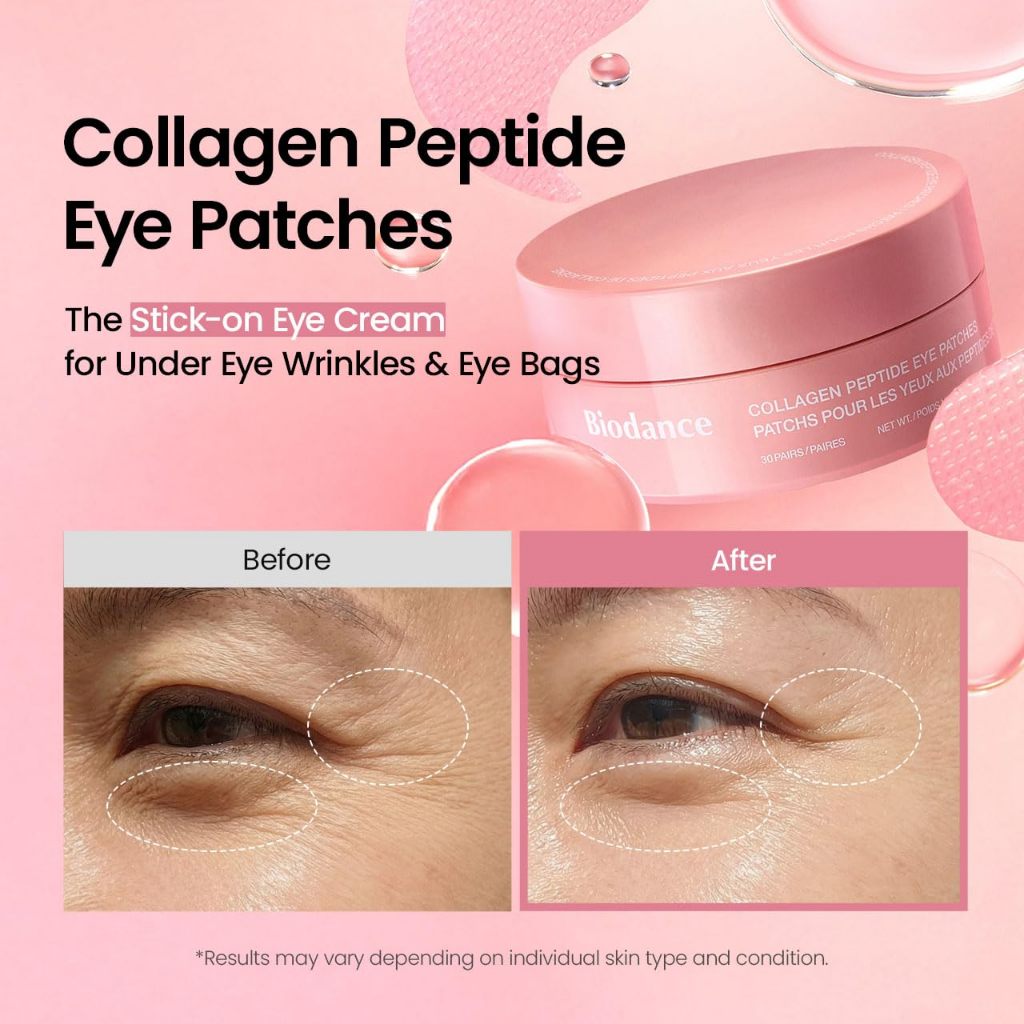 [NUEVO] Parches para ojos BIODANCE / 2 tipos, 30 pares (Caviar PDRN, Péptido de colágeno)