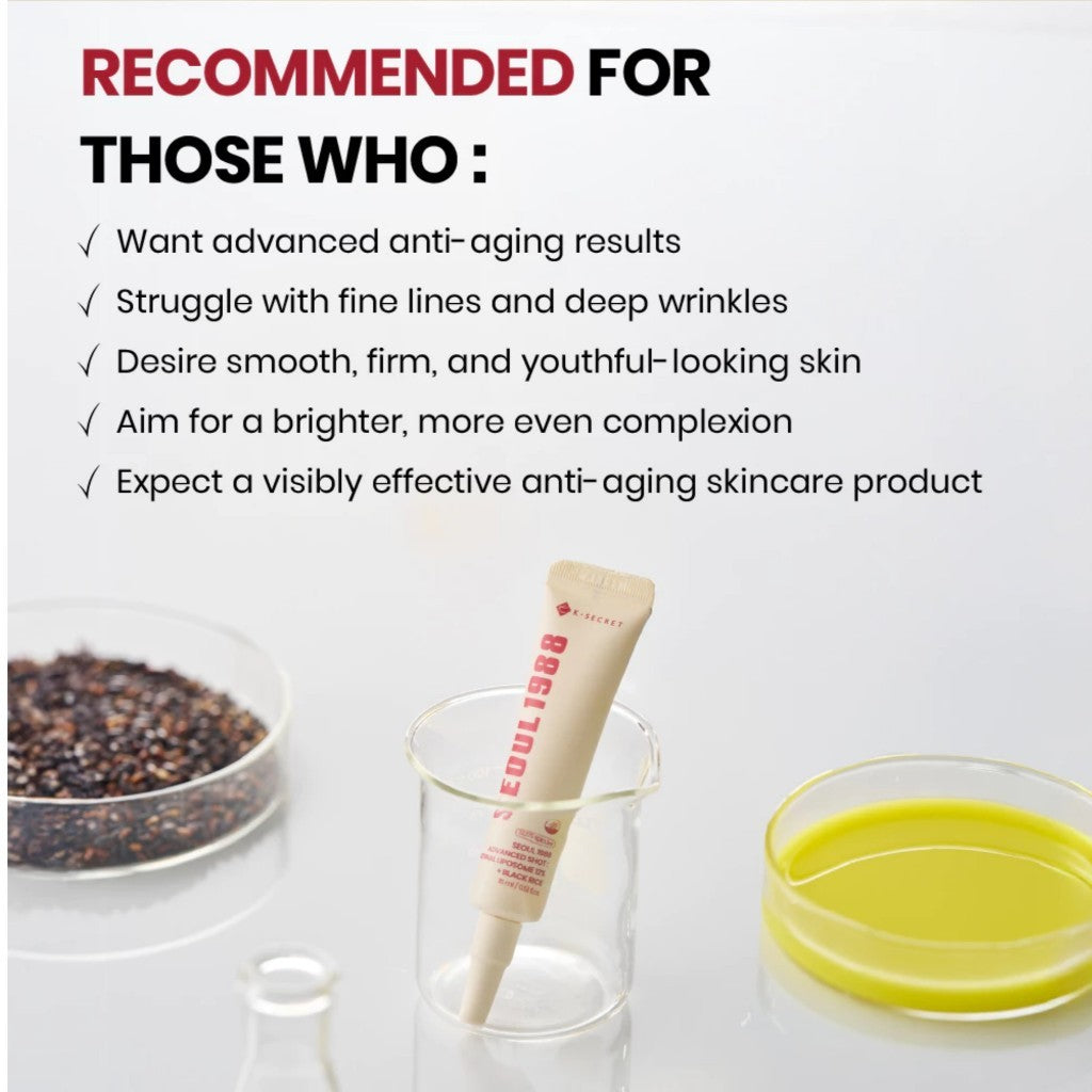 [NEW] K-SECRET SEOUL 1988 Advanced Shot: Retinal Liposome 12% + Black Rice, 15mL