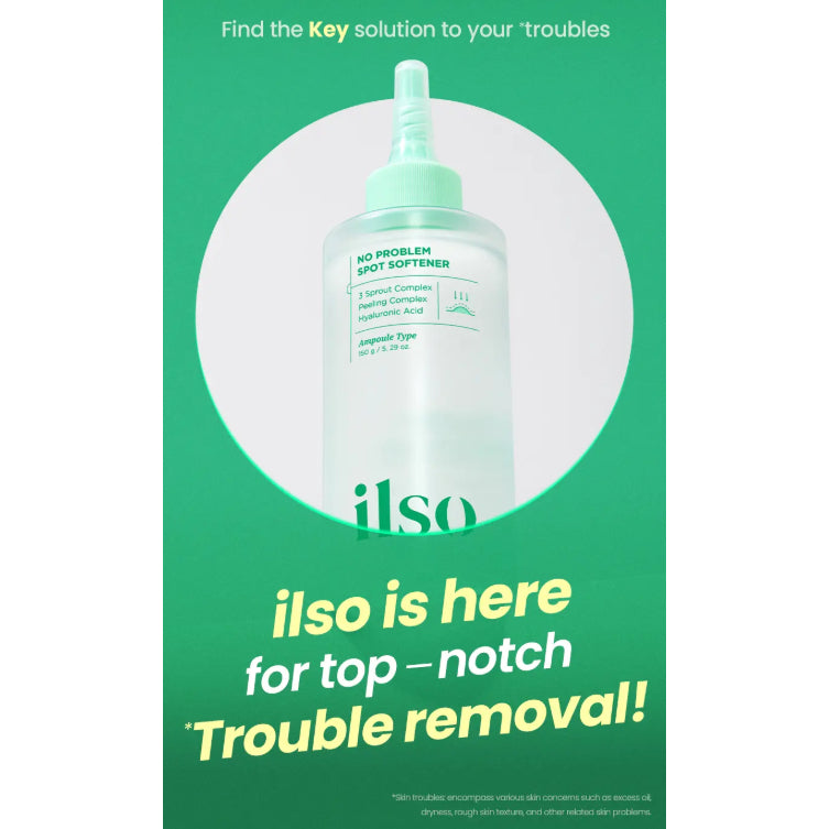 ILSO No Problem Spot Softener + Skin Wrap Cotton Pad Set