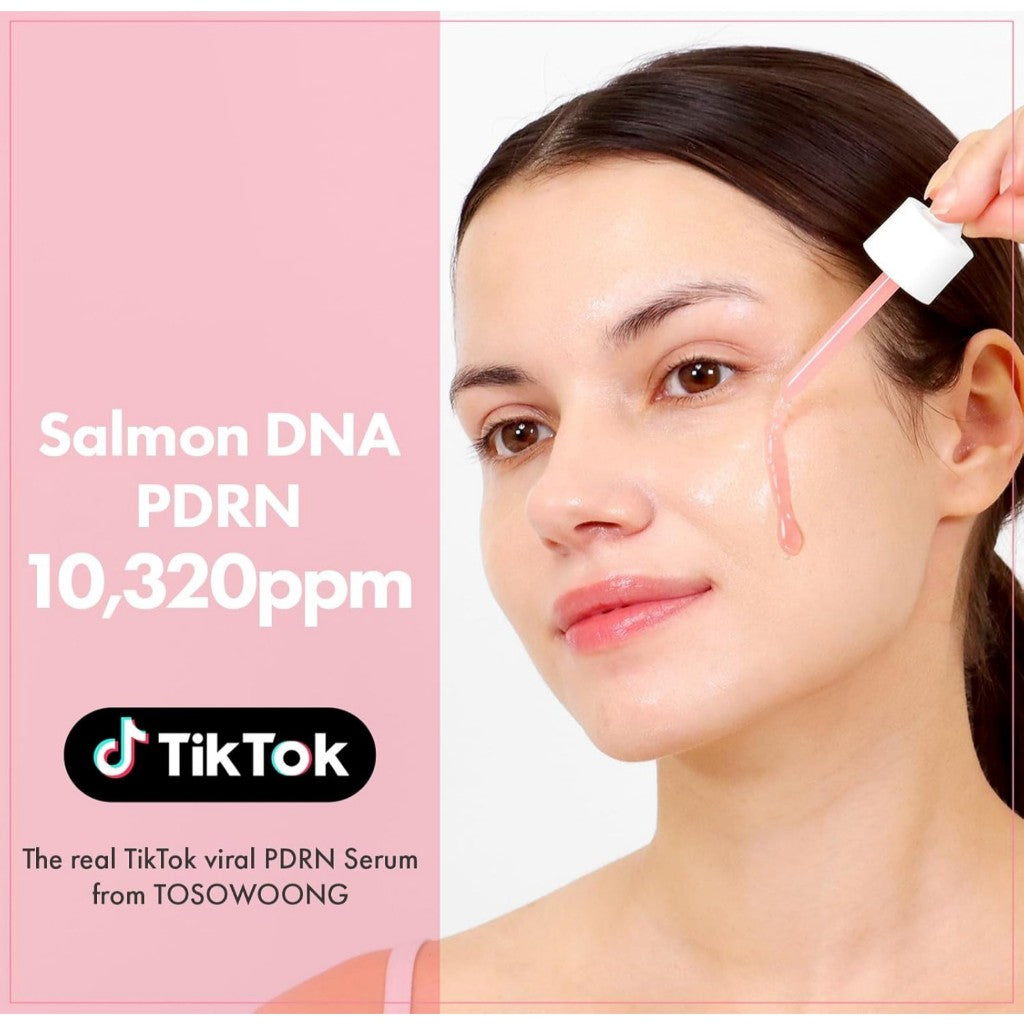 TOSOWOONG Niacinamide 10% + Tranexamic Acid 4% Serum / Pink Peptide 12 PDRN Serum, 33mL