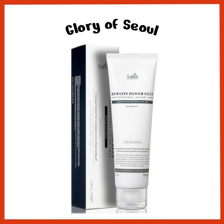 LADOR Keratin Power Glue, 150 g | Mascarilla de tratamiento capilar con proteínas y acondicionador sin enjuague