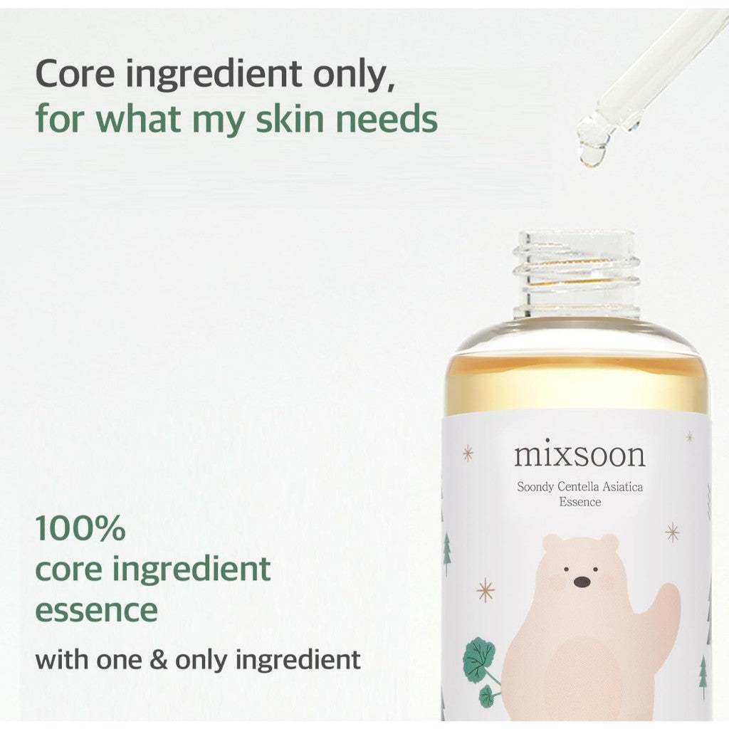[MINI SET] mixsoon Bean Cream / Bean Essence / Soondy Centella Asiatica Essence Stick Pouch 1.5ml x 10ea (3 Types)