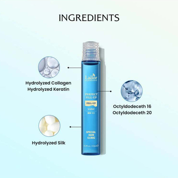 [MINI] LADOR Perfect Hair Fill-Up Hair Ampoule, 13ml