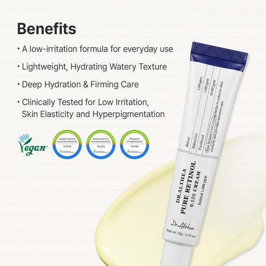 Crema de retinol puro al 0,15 % Dr. Althea, 20 g