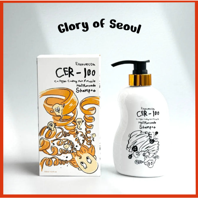 [NUEVO] ELIZAVECCA CER-100 Champú Helltornado A+ Muscle con recubrimiento de colágeno, 500mL