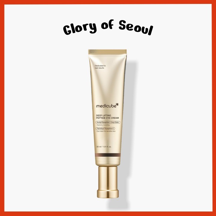 MEDICUBE Deep Lifting Peptide Eye Cream, 30ml (2 Options) │ PREVIOUS Version / RENEWED Version