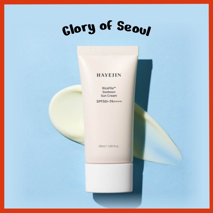 Protector solar HAYEJIN RiceFila™ Sooboon, 50mL | SPF50+ PA++++
