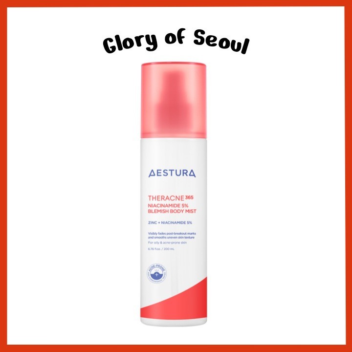 AESTURA Theracne365 Niacinamida 5% Bruma Corporal para Imperfecciones 200ml