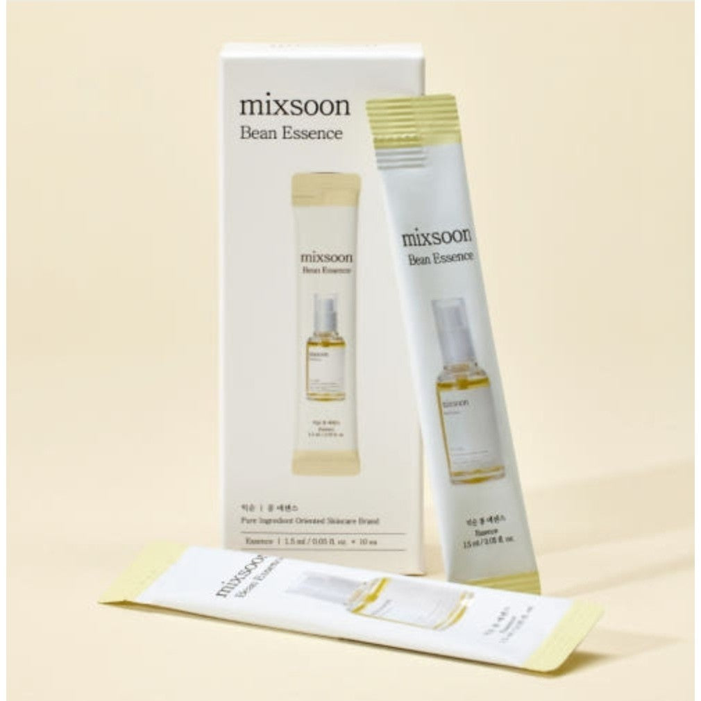 [MINI SET] mixsoon Bean Cream / Bean Essence / Soondy Centella Asiatica Essence Stick Pouch 1.5ml x 10ea (3 Types)