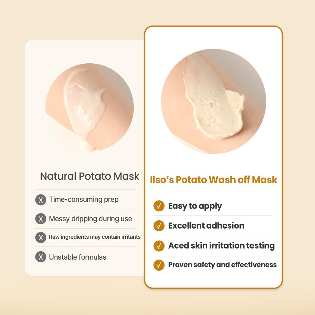 [NUEVO] ILSO Rice Potato Pore Fresh Wash Off, 150g