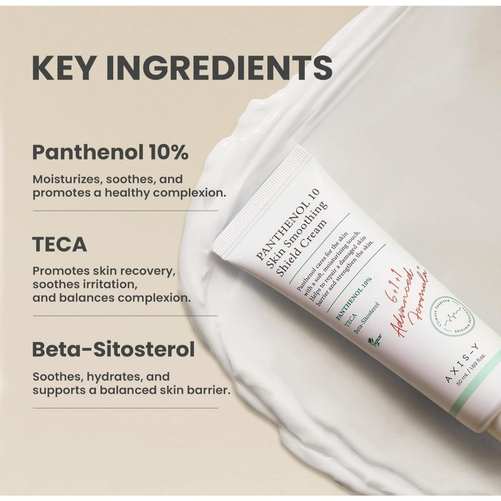 AXIS-Y Panthenol 10 Skin Smoothing Shield Cream 50ml