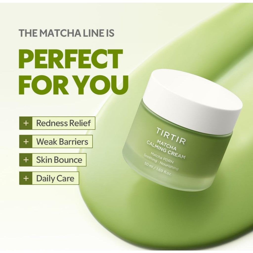 TIRTIR Matcha Calming Cream, 50mL