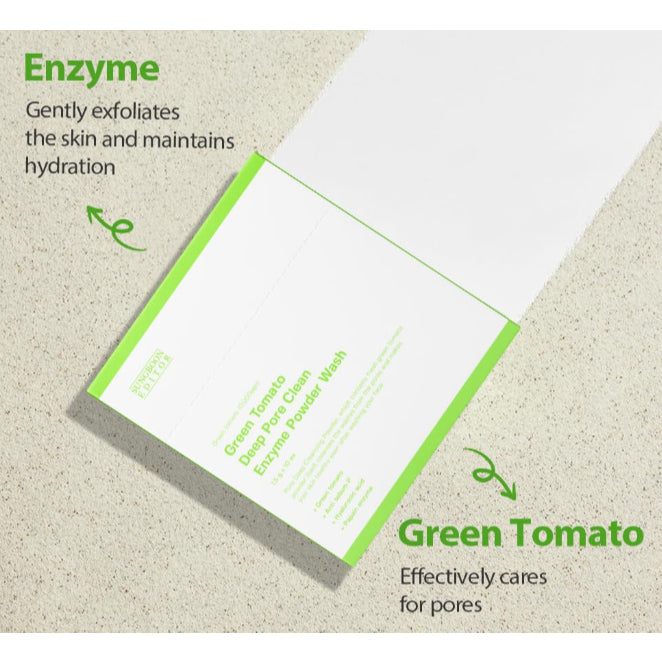 SUNGBOON EDITOR Green Tomato Deep Pore Clean Enzyme Powder Wash 1.5g x 10 uds