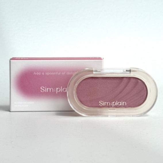 Simplain Gleam On Cheek 2 colores (03 Rose Scotch, 04 Fig Flow)