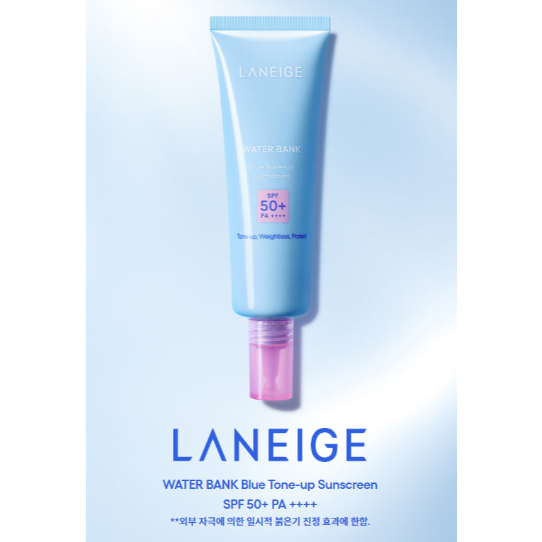 [NEW] LANEIGE Water Bank Blue Tone-Up Sunscreen, 2 Types ( 10ml, 50ml )