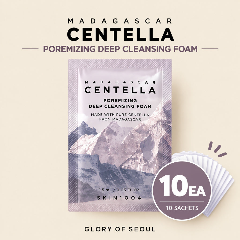 [SAMPLE] Línea Poremizing Madagascar Centella de SKIN1004, 10 piezas / 5 opciones