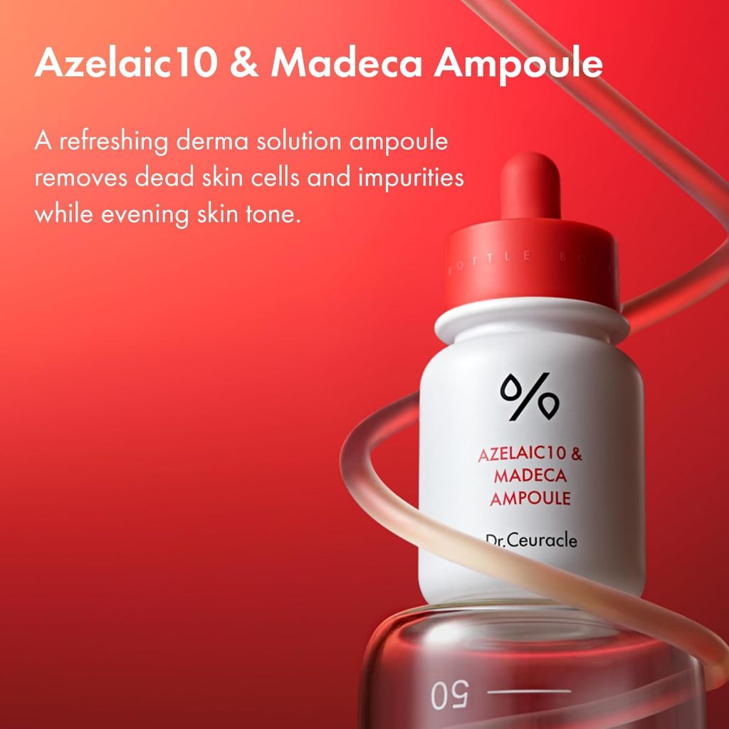 DR.CEURACLE AMPOULE 5 tipos, 30 ml (VEGAN BHA&MATCHA, NIACIN&RICE, AZELAIC10&MADECA, PDRN & RETINOL SHOT, GLUTATHIONE & NMN AMPOULE)